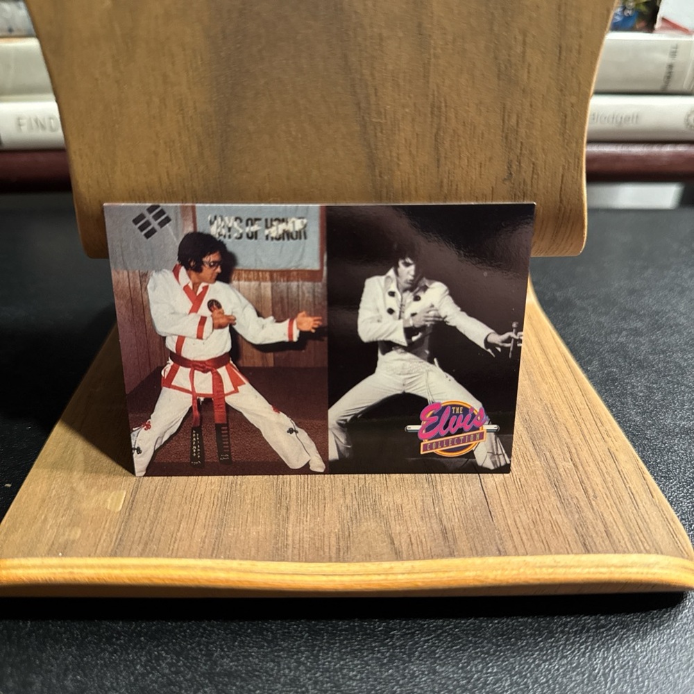 Elvis Presley Karate and Performance Photo Trading Card